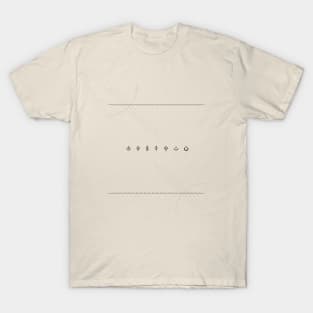 Nier Automata - Menu UI T-Shirt